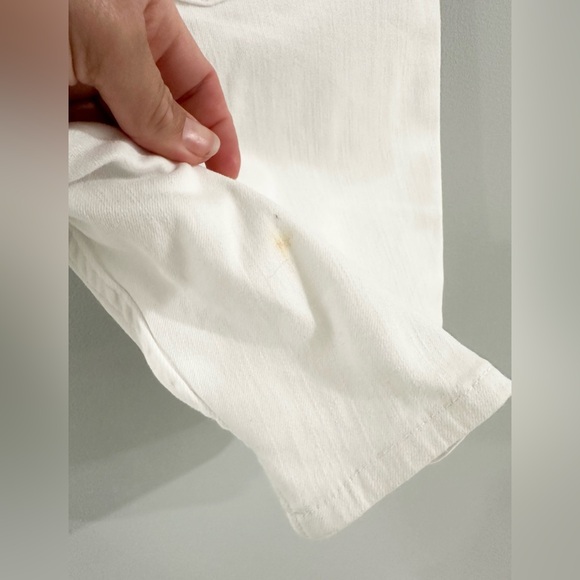 Soft Surroundings 8.5” White Denim Shorts Size 10 - Picture 7 of 7